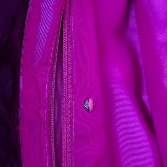 Kate Spade New York KingsJewels Print Kaleidoball Satin Clutch - Picture 6 of 8